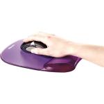 Fellowes Purple Gel Mouse Pad with Wrist Rest