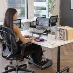 Fellowes Purple Gel Mouse Pad with Wrist Rest