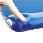 Fellowes Gel Mouse Pad Wrist Rest - Blue