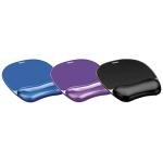 Fellowes Purple Gel Mouse Pad with Wrist Rest