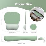 TECKNET Ergonomic Mouse Pad and Wrist Rest Set