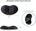 Ergonomic Memory Foam Mouse Wrist Rest Cushion
