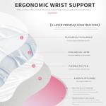 Ergonomic Gel Mouse Pad with Wrist Support