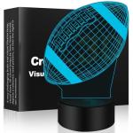 3D Football Illusion Night Light Desk Lamp