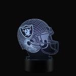 Las Vegas Raiders NFL Helmet Desk Lamp