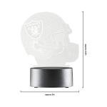 Las Vegas Raiders NFL Helmet Desk Lamp