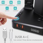 COZOO LED Desk Lamp with USB Ports and Outlets