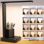 COZOO LED Desk Lamp with USB Ports and Outlets