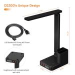 COZOO LED Desk Lamp with USB Ports and Outlets
