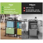 Sbanmao Rolling File Cart with Drawers for Home Office
