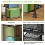 Sbanmao Rolling File Cart with Drawers for Home Office