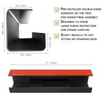 Under Desk Cable Management Tray - Set of 2