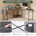 Sagenest 50 Inch Reversible L Shaped Desk