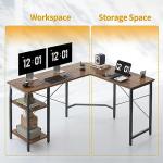 CubiCubi 59.1 Inch L Shaped Corner Desk