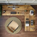CubiCubi 59.1 Inch L Shaped Corner Desk