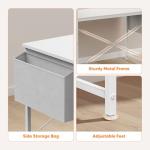 L-Shaped Desk with Storage for Small Spaces