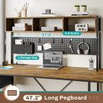 SEDETA L Shaped Corner Desk with Power Outlet