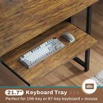 SEDETA L Shaped Corner Desk with Power Outlet