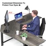 Teraves L-Shaped Desk with Shelves - Black Oak