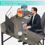 Large L-Shaped Corner Desk with Shelves