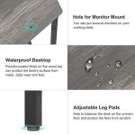 Large L-Shaped Corner Desk with Shelves