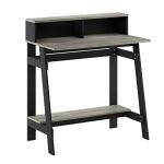 Furinno A Frame Desk in Black and Oak