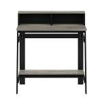 Furinno A Frame Desk in Black and Oak