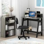 Furinno A Frame Desk in Black and Oak