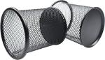 Black Mesh Pen Holder Set - 4 Pack