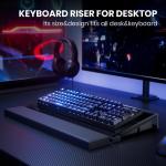 Adjustable 3-in-1 Keyboard Stand with Wrist Rest