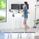 VIVO Electric Standing Desk with Memory Adjustment