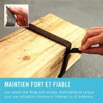 VELCRO Reusable Cable Management Ties - Black