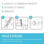 VELCRO Reusable Cable Management Ties - Black