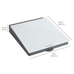 ECR4Kids Dry-Erase Glass Memo Station