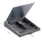 ECR4Kids Dry-Erase Glass Memo Station