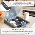 ECR4Kids Dry-Erase Glass Memo Station