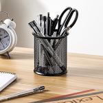 Black Wire Mesh Pen Cup Organizer by Amazon Basics
