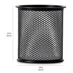 Black Wire Mesh Pen Cup Organizer by Amazon Basics