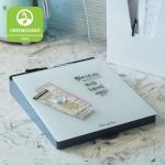 ECR4Kids Dry-Erase Glass Memo Station