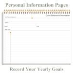 Weekly Productivity Planner Notepad - 54 Weeks