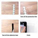 Acrylic Monitor Memo Board Sticky Note Holder Set