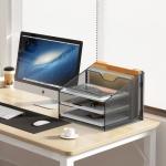 Samstar Mesh Desk File Organizer with Paper Trays