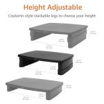 Adjustable Monitor Stand with Storage for Comfort