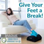 Adjustable Memory Foam Under Desk Foot Rest