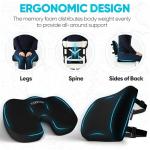 Comfortable Memory Foam Seat Cushion for Office Chairs