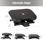 Ergonomic Adjustable Foot Rest for Home Office
