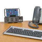 Tripp Lite Surge Protector with USB Ports and Clamp