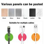 Colorful Desk Cable Clips - 6 Pack