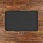Comfort Anti-Fatigue Desk Mat - Grasscloth Charcoal