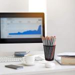 4 Pack Metal Mesh Pen Holders for Desk